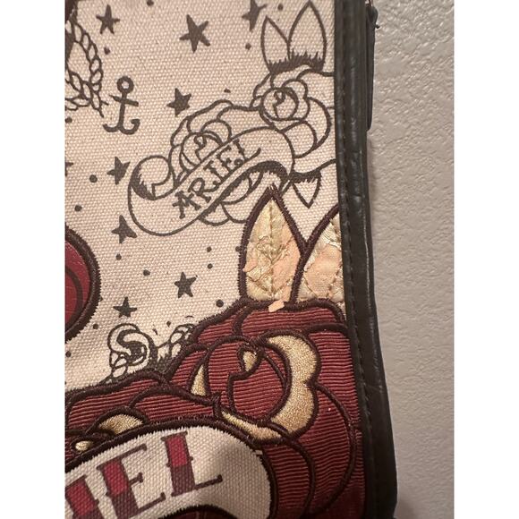 Disney Loungefly Ariel Little Mermaid True Love Tattoo Tote - Picture 2 of 7